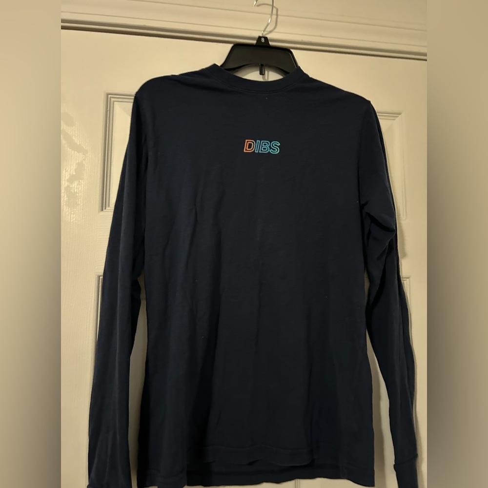 Dibs long sleeve navy shirt